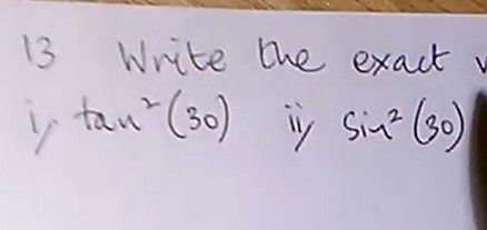 A video on finding the exact trigonometric values